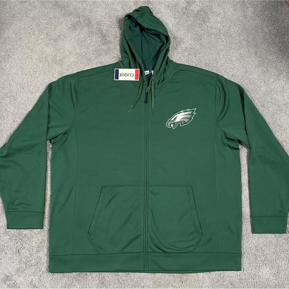 Philadelphia Eagles Jalen Hurts Zipper Hoodie Sweatshirt Jacket XL 2xl 3xl 4xl